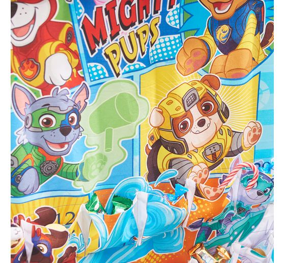 Advent calendar fabric panel "Paw Patrol Mighty Pups", approx. 150 x 80 cm