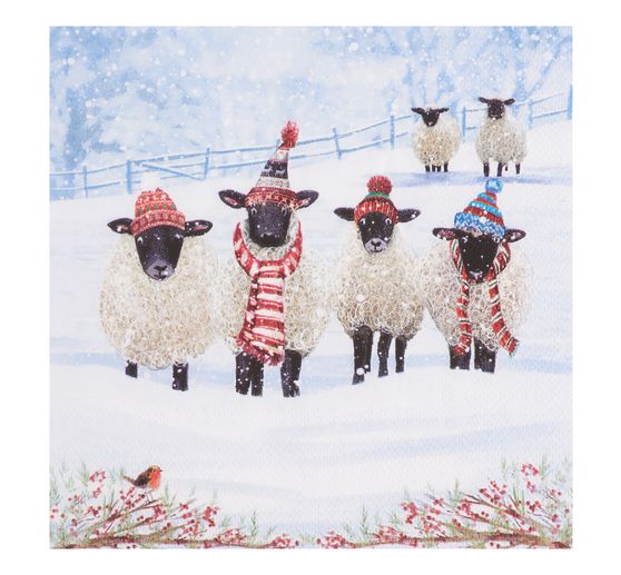 Set di tovaglioli VBS "Wintertime