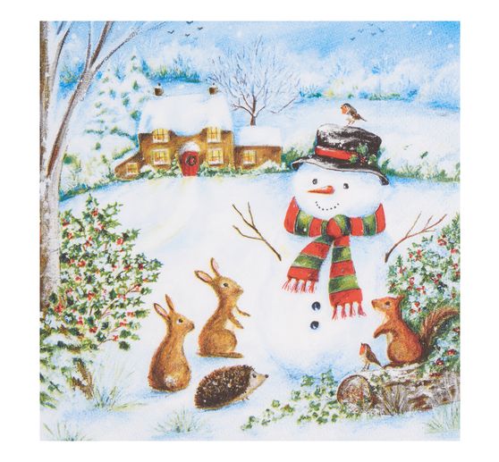 Set di tovaglioli VBS "Wintertime