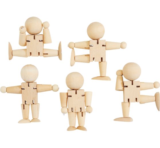 Figure mobili, H 8 cm