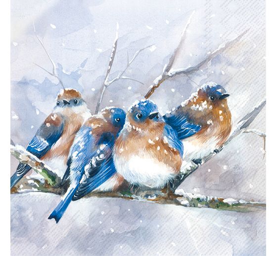 Napkin "Cuddly Birdies"