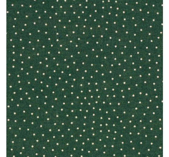 Westfalenstoffe Cotton fabric "Dots Green-Beige"