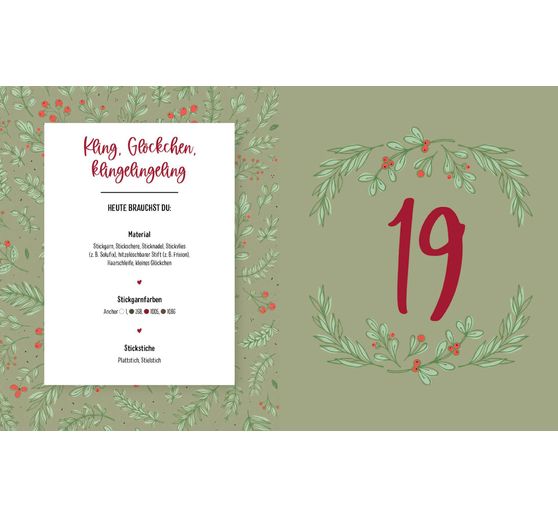 Book "Mein Adventskalender-Buch - Stickzauber"