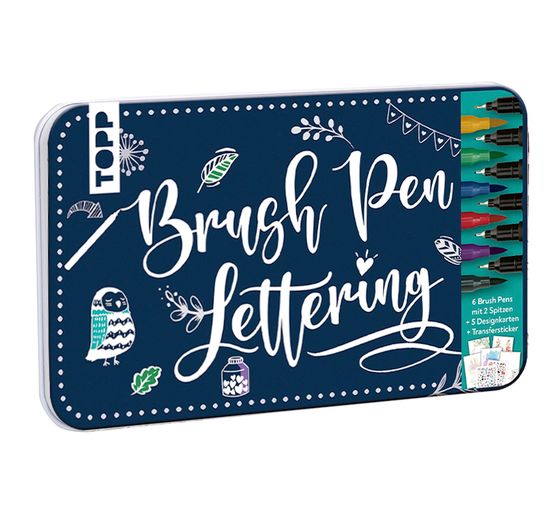 Brush Pen Lettering design box