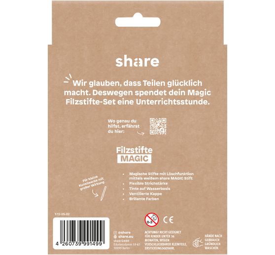 Condividi pennarello Magic, set da 10