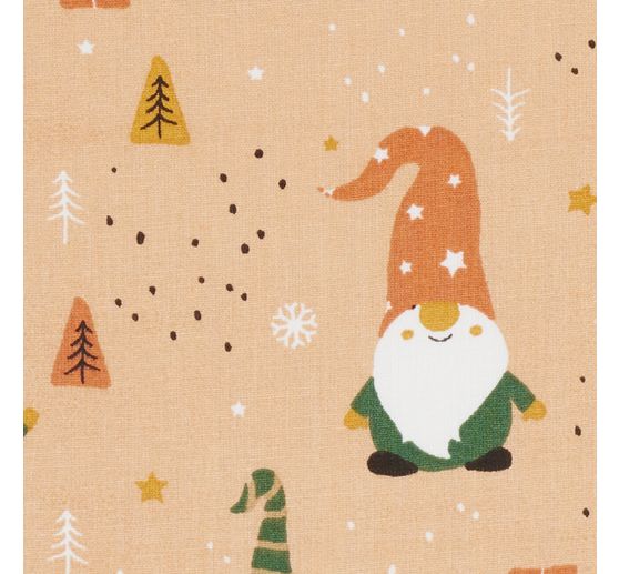 Cotton fabric "Gnome"
