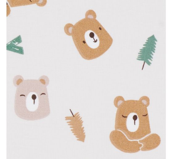 Cotton fabric "Little explorers"