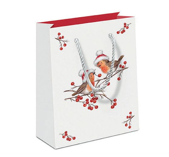 Napkin "Christmas Robins"