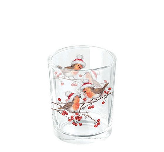 Napkin "Christmas Robins"