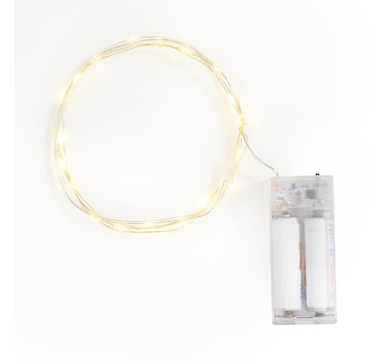 Micro LED chain of lights with timer 6/18h, 20 LEDs