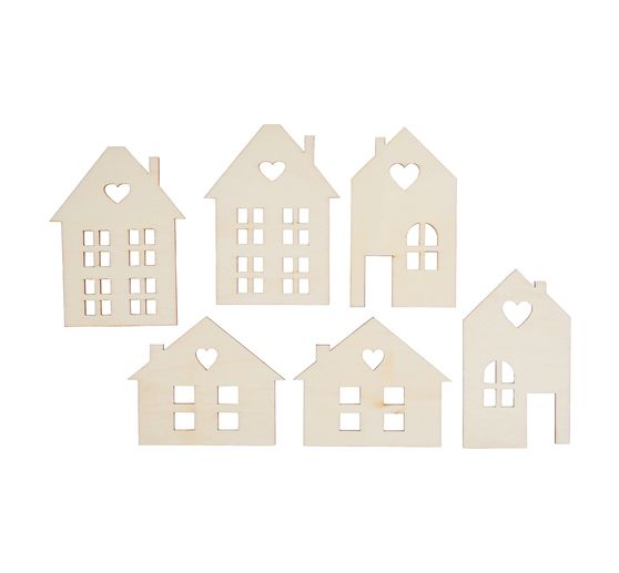 VBS House cut-outs, set of 6