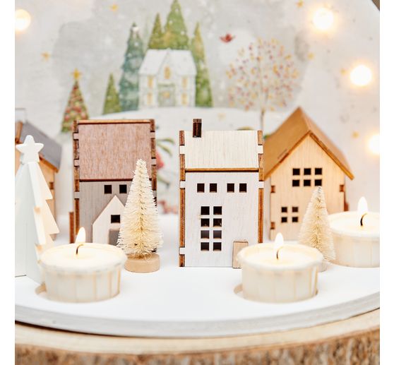 Paper tealights "LIGHT.ONE"