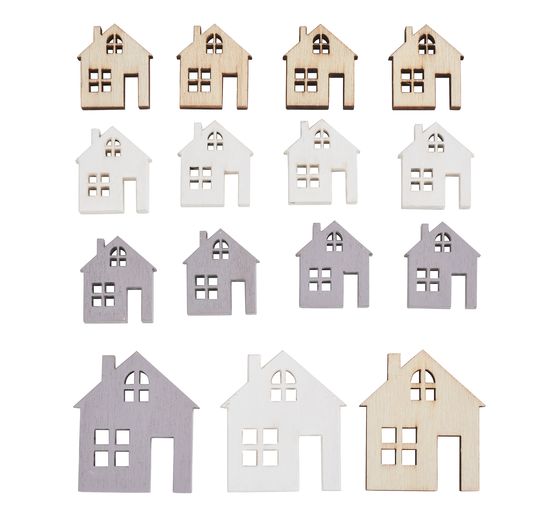 VBS Scatter decorations "Houses mix"