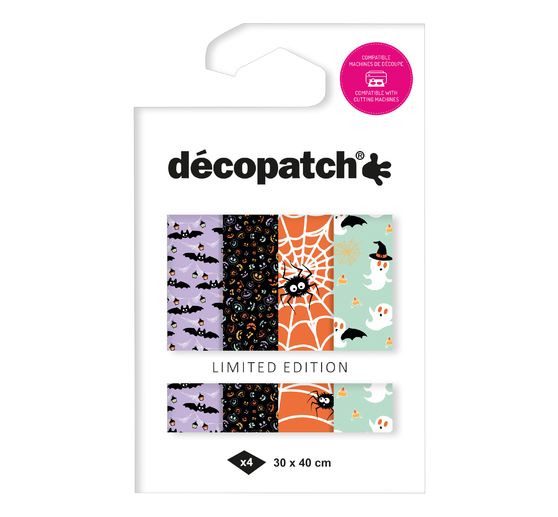 Décopatch Pocket Hot-Foil Collection "Halloween Spiders and Bats"