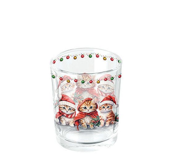 Napkin "Funny Christmas kittens"