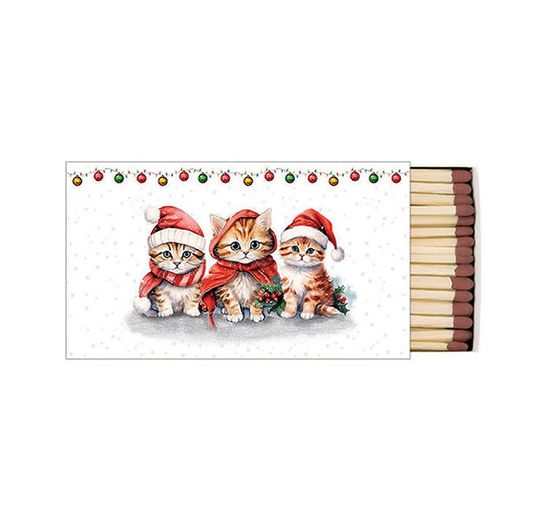 Napkin "Funny Christmas kittens"