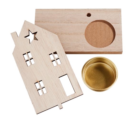 VBS Tealight holder "Christmas house"