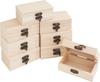 VBS Scatola di legno, 8 pezzi, 10 x 3,8 x 5,9 cm