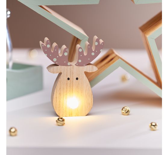 Alce VBS con naso a LED