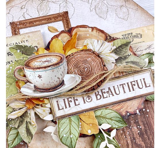 Paper Cut-Outs "Golden Harmony"