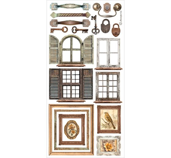 Paper Cut-Outs "Golden Harmony"