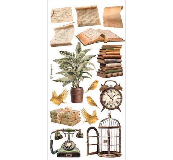 Paper Cut-Outs "Golden Harmony"