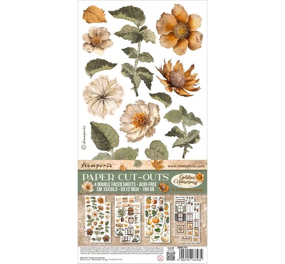 Paper Cut-Outs "Golden Harmony"