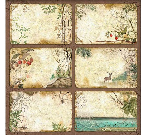 Maxi blocco di scrapbook "Foresta