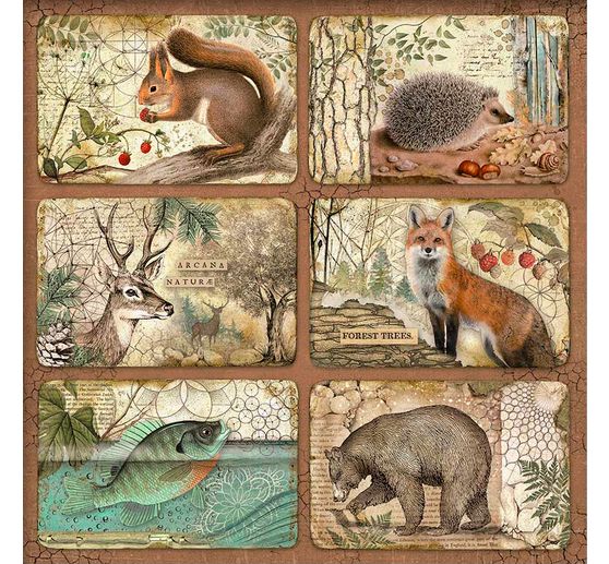 Maxi blocco di scrapbook "Foresta