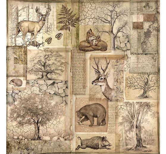 Maxi blocco di scrapbook "Foresta