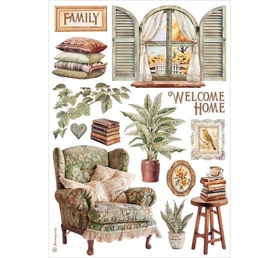 Washi Pad "Golden Harmony"