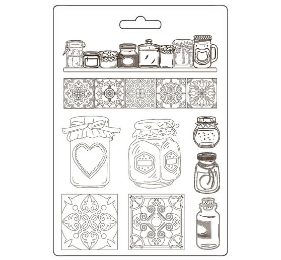 Casting mould "Golden Harmony - Pots"