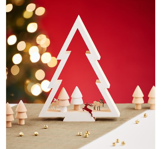 VBS Wooden fir trees