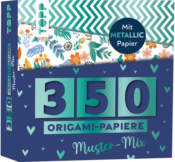 350 origami papers "Pattern mix"