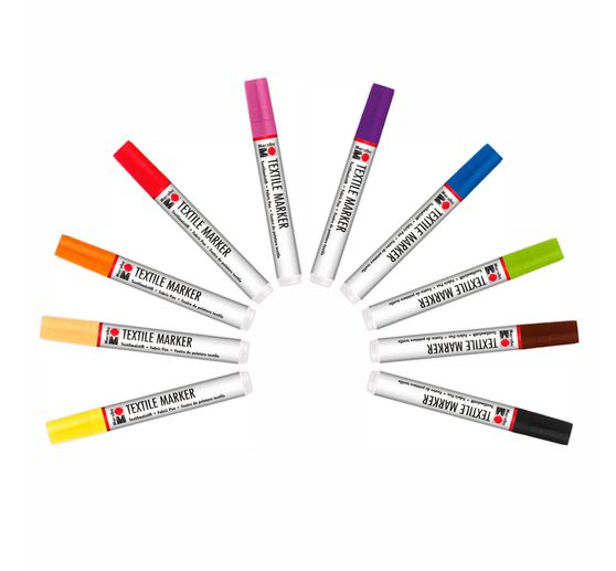 Marabu Textile Markers, set of 10