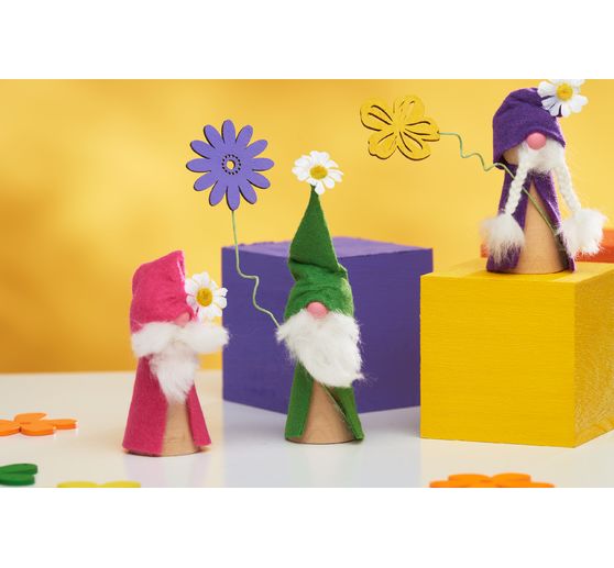 Mezze sfere in legno VBS senza perforazione, 10 pezzi