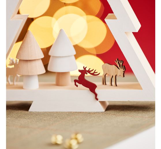 VBS Wooden fir trees