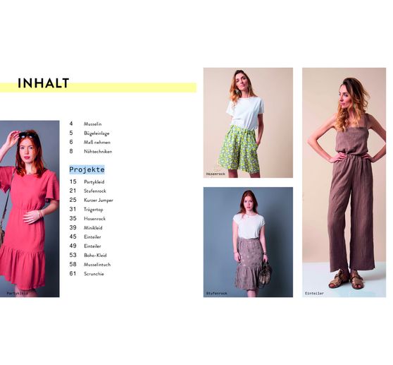 Book "Mini-Masterclass - Nähen mit Musselin"