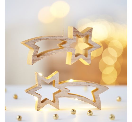 VBS Stringa di luci a LED, con timer, 10 LED