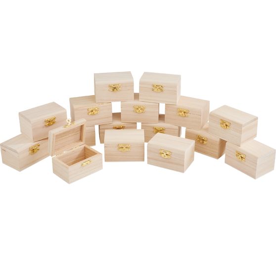 VBS Wooden chest, 16 pcs.