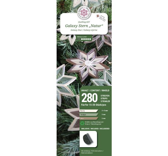 Quilling set "Natural Galaxy Stars"