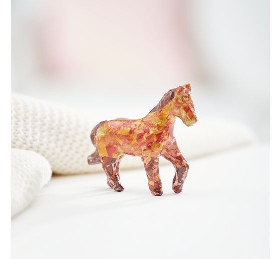 Horse, paper mâché