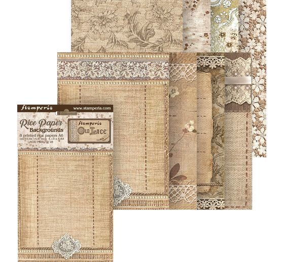 Motif straw silk backgrounds "Old Lace"