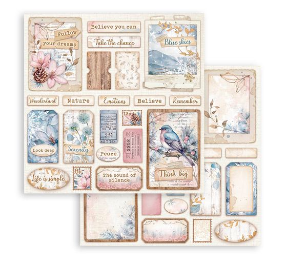 Scrapbook block "Dewdrops"