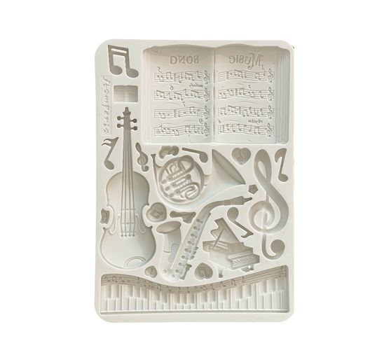Silicone casting mould "Music"