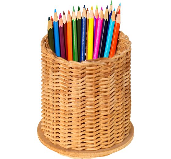 VBS Craft kit Rattan cane "Pen holder"