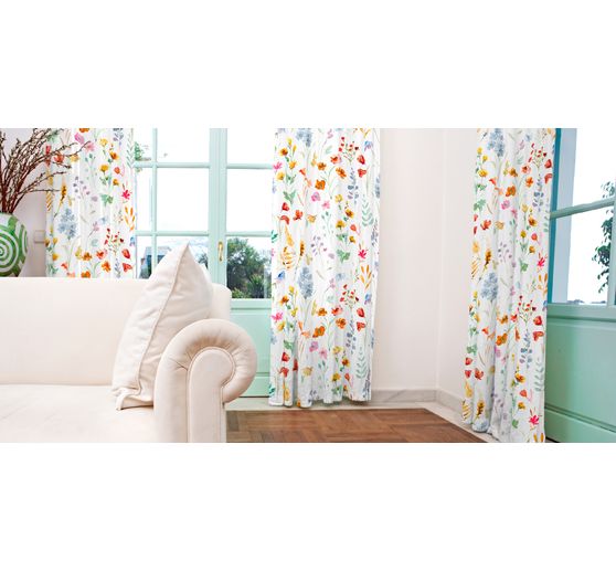 Cotton fabric "Colorful flowers"