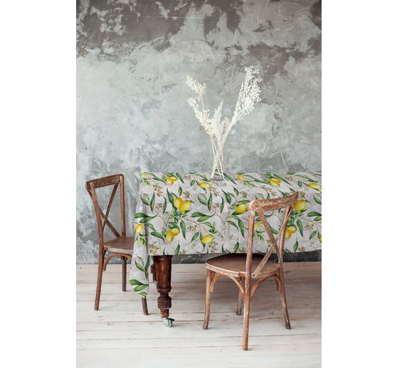 Cotton fabric "Limonero", acrylic coated