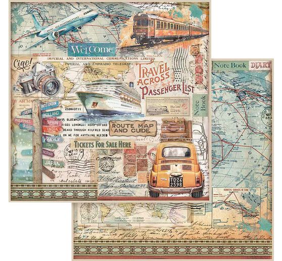 Scrapbook block "Art of Travelling"
