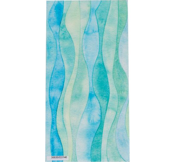 Decorative wax plate "Waves"